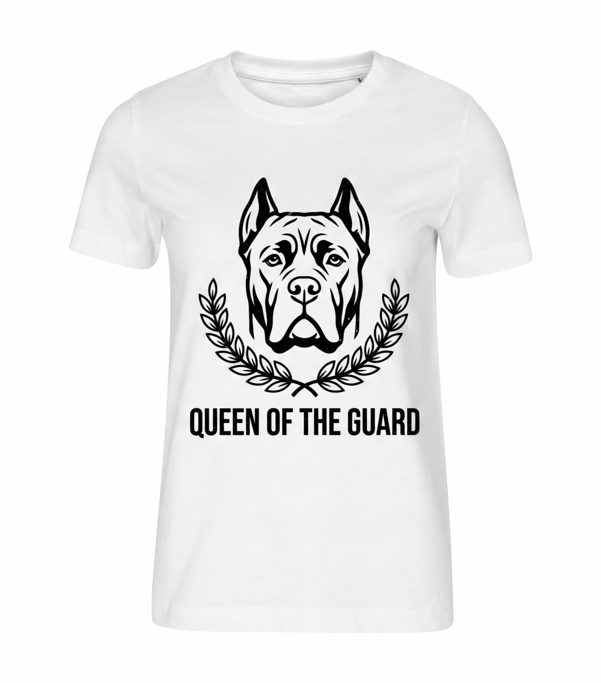 CORSO Koszulka Damska Cane Corso QUEEN OF THE GUARD – 100% bawełna 190 g/m², różowa lub biała