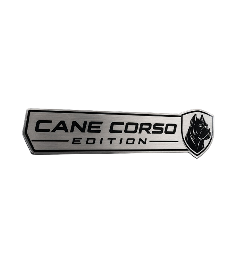 CORSO Emblemat 3D Cane Corso Edition – doming 150×40 mm, na samochód