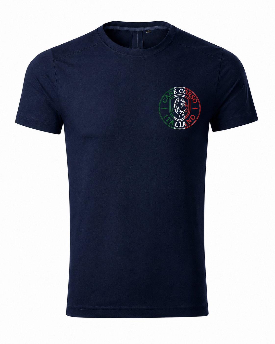 Koszulka MĘSKA Cane Corso Italiano – T-shirt bawełniany slim-fit, kolory (Biały, Czarny, Granatowy) - obrazek 5